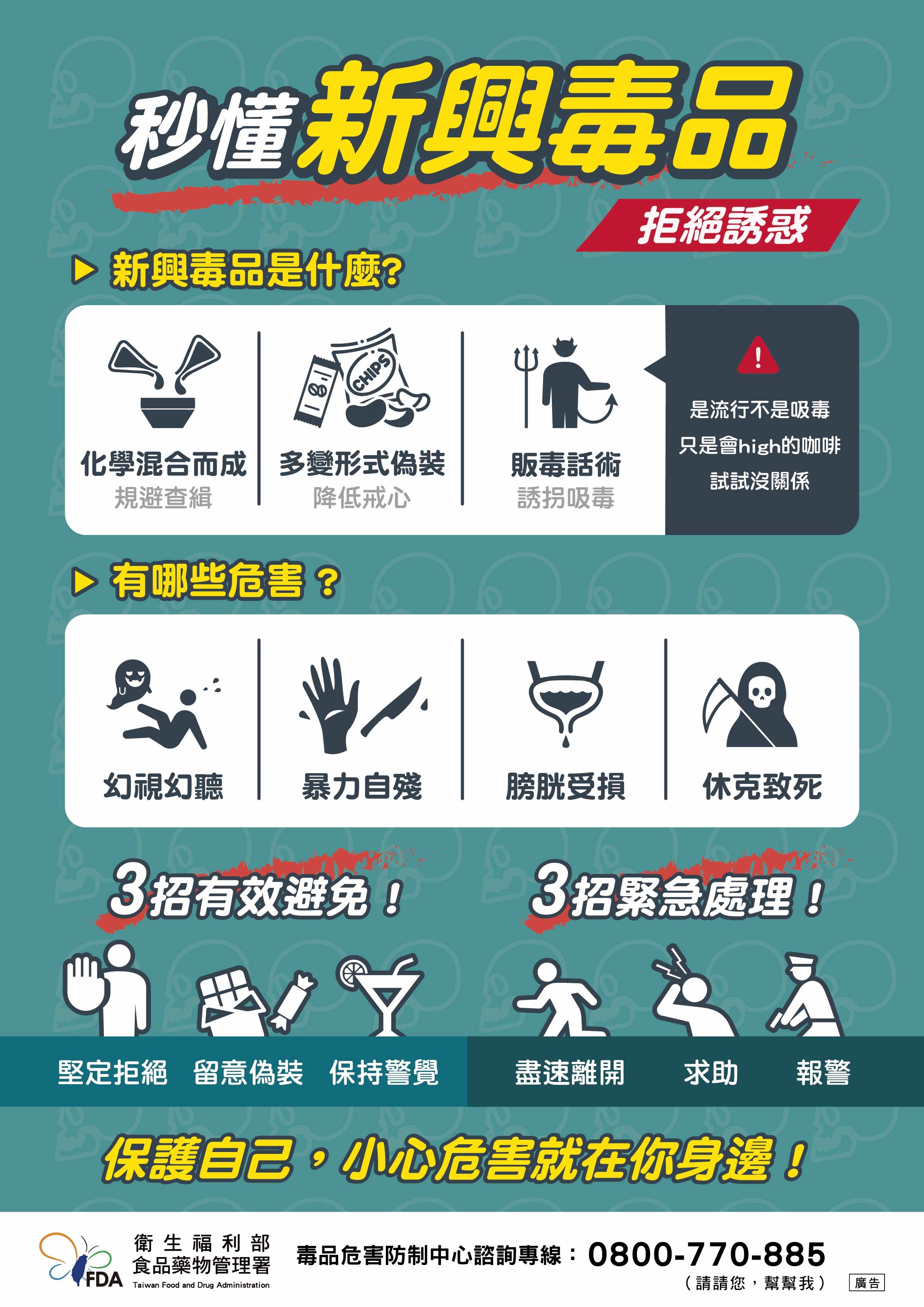 秒懂新興毒品~請拒絕毒品誘惑