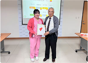 2025年4月  笑臉滿意度第一名人員 