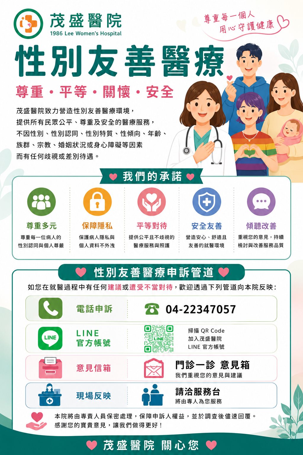 茂盛醫院 性別友善醫療