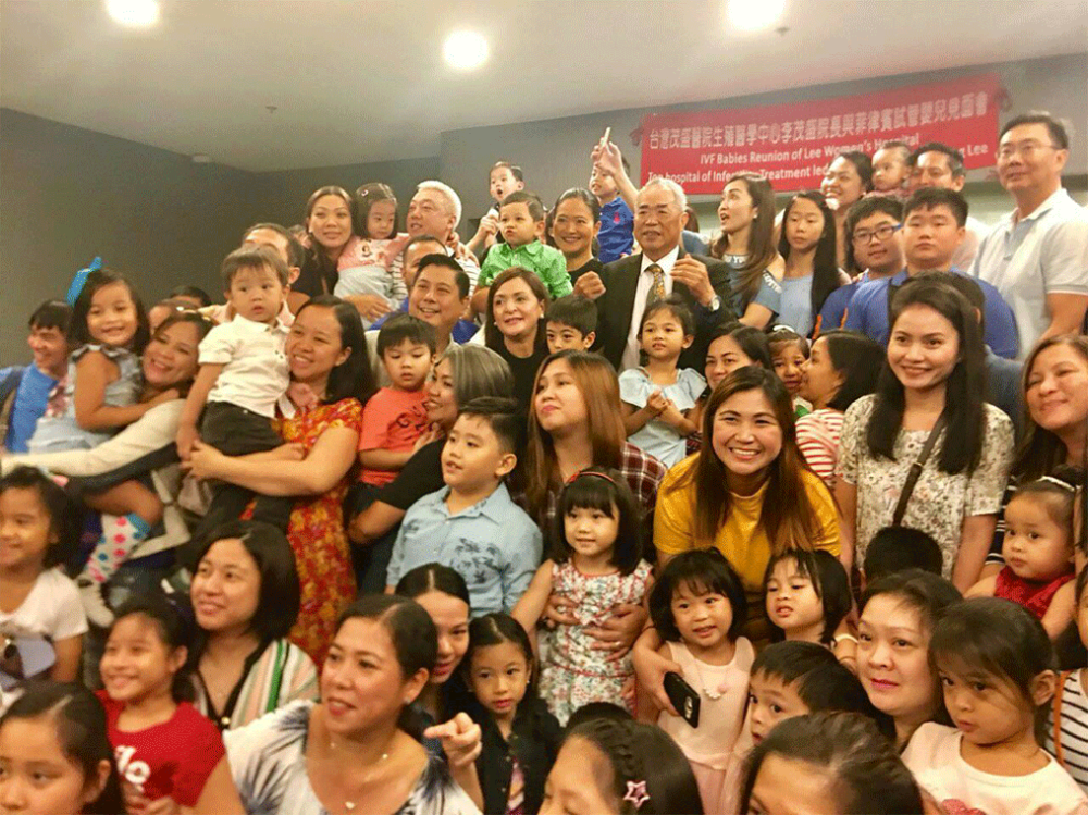 台灣茂盛醫院生殖醫學中心在菲舉辦試管嬰兒回娘家國際見面會，與上百個家庭相見歡
